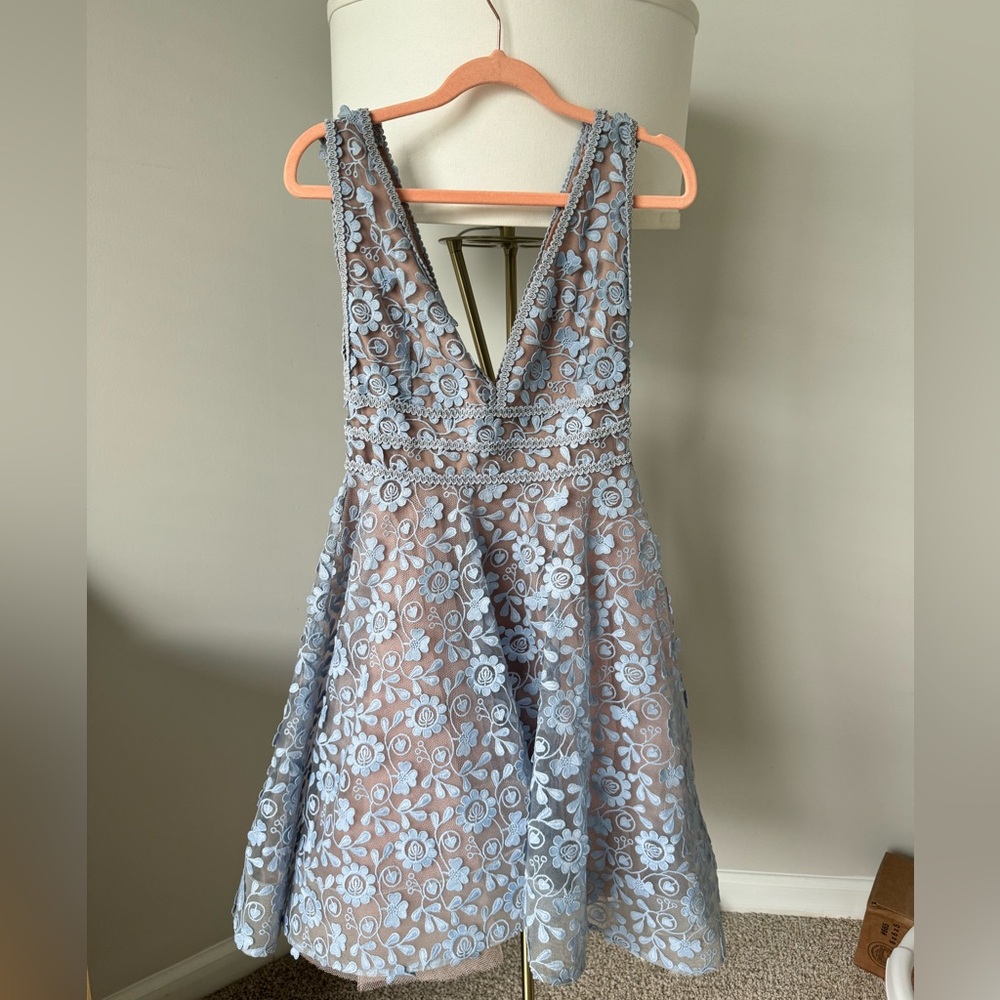 Nadine Merabi Daisy dress in blue